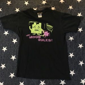 00s AQUA TEEN HUNGER FORGE The Moon T shirt